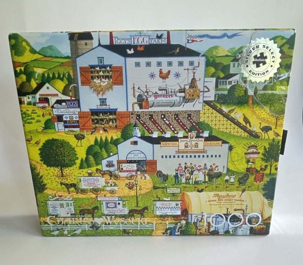 Buffalo Games Silver Select Charles Wysocki Sunny Side Up 1000 Piece Jigsaw Puzz